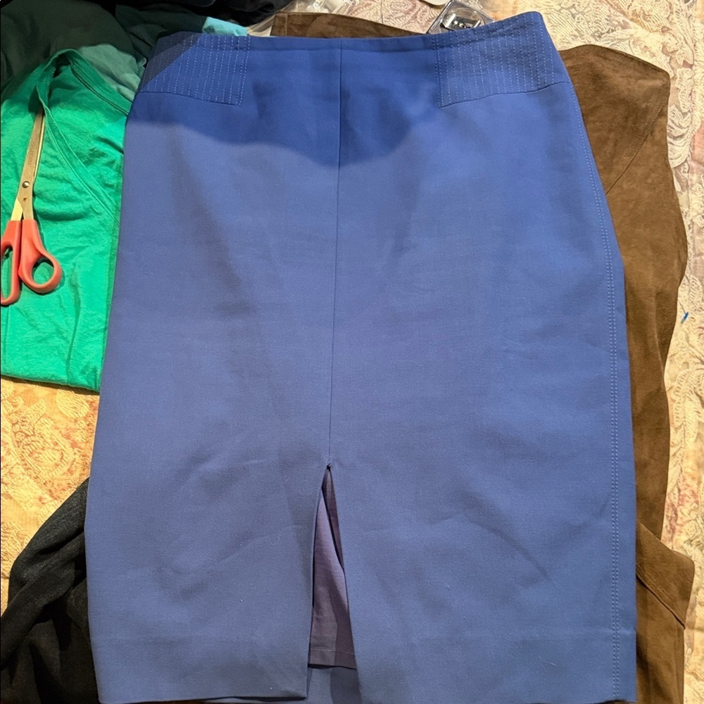 White House Black Market Royal Blue Pencil Skirt